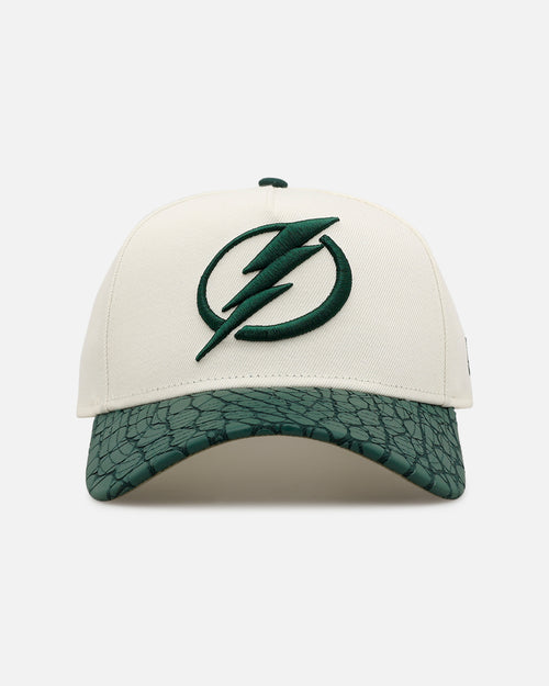 New Era Tampa Bay Lightning 'Croc Skin 2.0' 9FORTY A-Frame Snapback Chrome/Dark Green