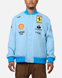 Puma X Scuderia Ferrari Team Miami Grand Prix Varsity Jacket Lazor Blue
