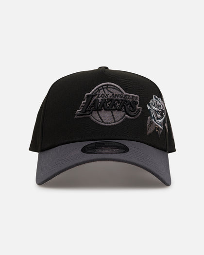 New Era Los Angeles Lakers 'Stealth Roses' 9FORTY A-Frame Snapback Black