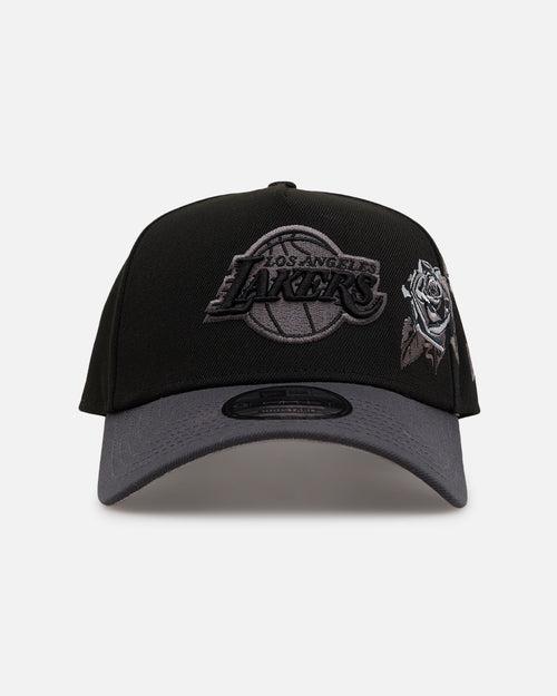 New Era Los Angeles Lakers 'Stealth Roses' 9FORTY A-Frame Snapback Black