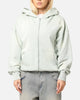Loiter Atmosphere Full Zip Hoodie Washed Green