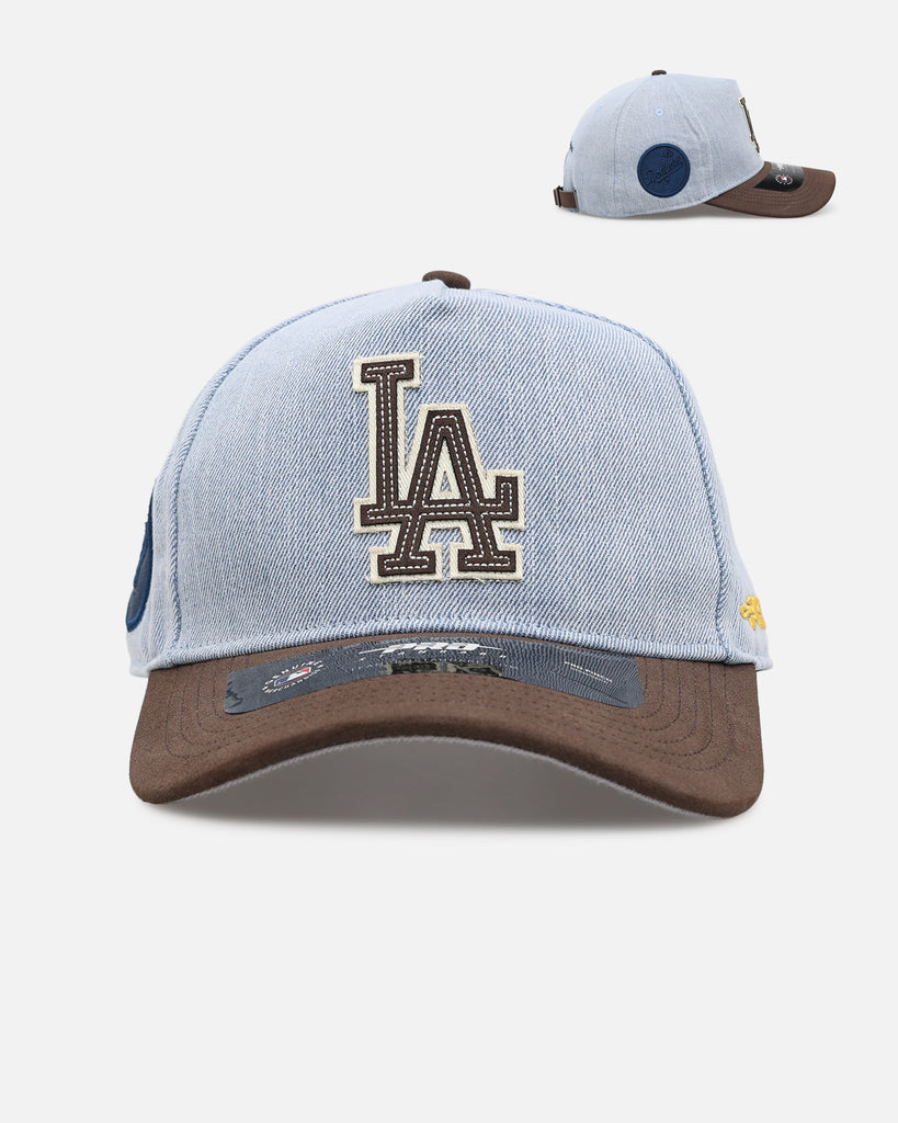 Pro Standard Los Angeles Dodgers 'Denim Suede' Pro Pinch Strapback