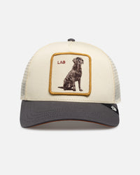 Goorin Bros Shadow Lab Trucker Snapback White