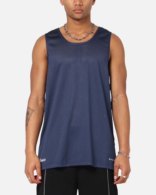 Carre Nova Sports Singlet Navy