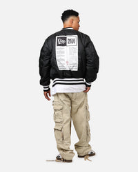 New Era X Alpha Series X NFL Pittsburgh Steelers MA-1 Bomber Jacket Black