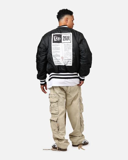 New Era X Alpha Series X NFL Pittsburgh Steelers MA-1 Bomber Jacket Black