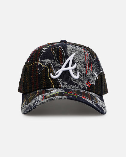 New Era Atlanta Braves 'Running Stitch' 9FORTY A-Frame Snapback Multi