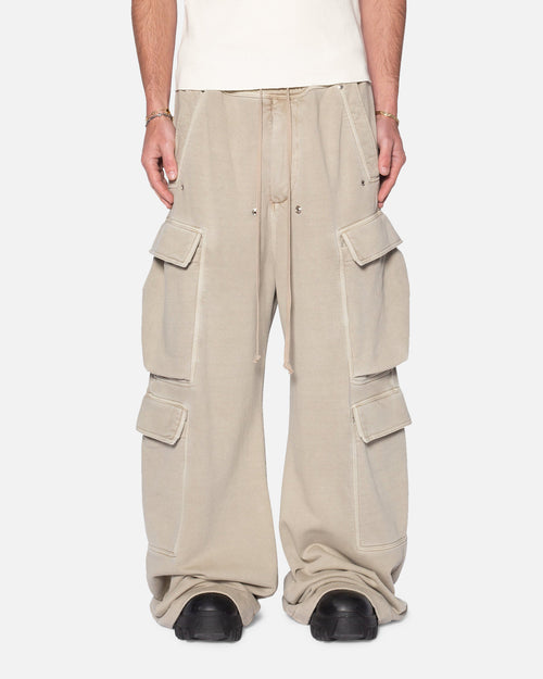 MNML Rave Double Cargo Sweatpants Washed Earth