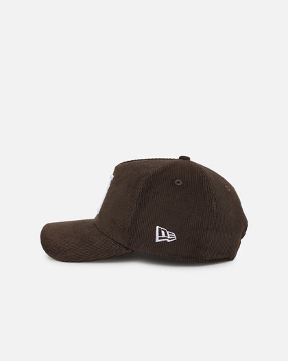 New Era Los Angeles Dodgers 'Upside Down LA Cord' 9FORTY A-Frame Corduroy Snapback Walnut