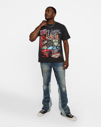 Goat Crew Dice Roll T-Shirt Black Wash