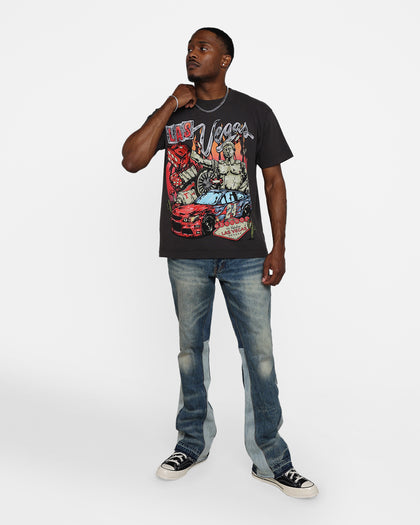 Goat Crew Dice Roll T-Shirt Black Wash