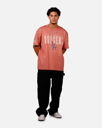 Pro Standard Los Angeles Dodgers 'Dodgers Tapestry' T-Shirt Rose