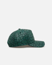 New Era Los Angeles Dodgers 'Croc Skin 2.0' 9FORTY A-Frame Snapback Dark Green