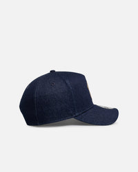 New Era New York Yankees 'Denim Leather Patch' 9FORTY A-Frame Snapback Denim