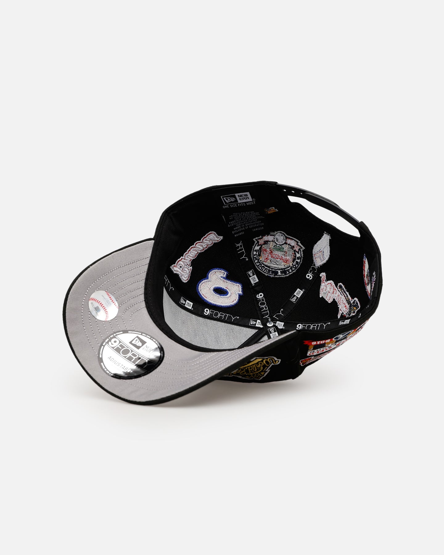 New Era Atlanta Braves 'All Over Embroidery' 9FORTY A-Frame