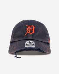 47 Brand Detroit Tigers 'Well Worn' 47 Clean Up Strapback Official Team Colours