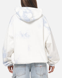 Represent Beach Boys Script Hoodie Blue Tie Dye