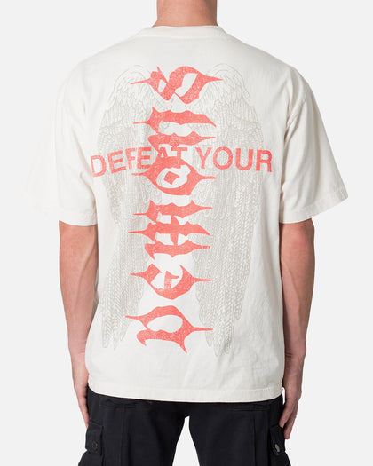 MNML Defeat Your Demons T-Shirt Off White