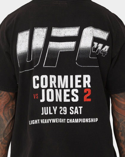 UFC By Goat Crew 214 Card Vintage T-Shirt Black Wash