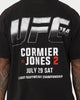 UFC By Goat Crew 214 Card Vintage T-Shirt Black Wash