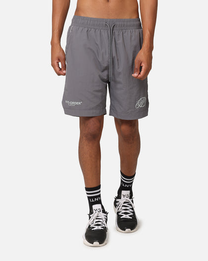 The Anti Order Track Club Nylon Shorts Grey/White