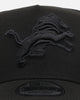 New Era Detroit Lions 'Black on Black' 9FORTY A-Frame Snapback Black/Black