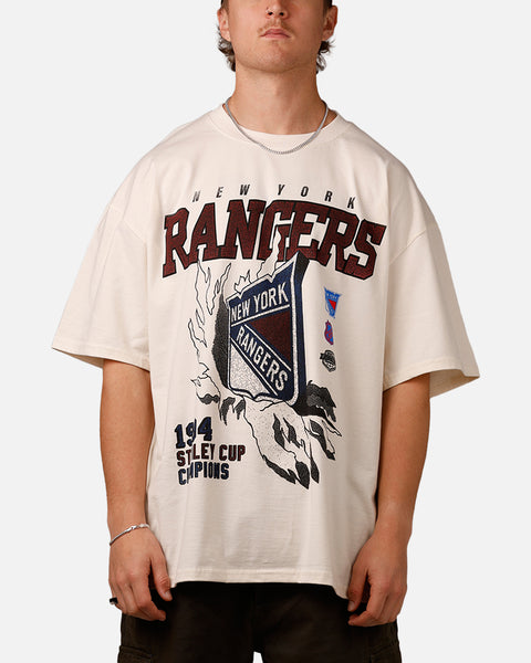 Culture Kings New York Rangers Vintage T-Shirt Off White | Culture