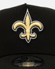 New Era New Orleans Saints 'Black And Team Color' 9FORTY A-Frame Snapback Black/Official Team Color