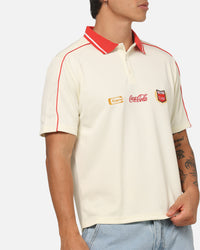 Carre Carré X Coca Cola Club Crest Polo Shirt Off White