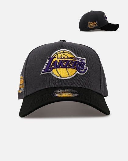 New Era Los Angeles Lakers 'Stealth 2.0' 9FORTY A-Frame Snapback Graphite