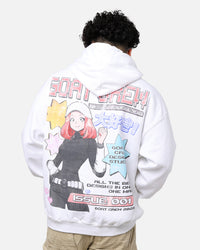 Goat Crew Demi Anime Hoodie White