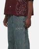 Ed Hardy Dragon Ultra Wide Jeans Mid Blue