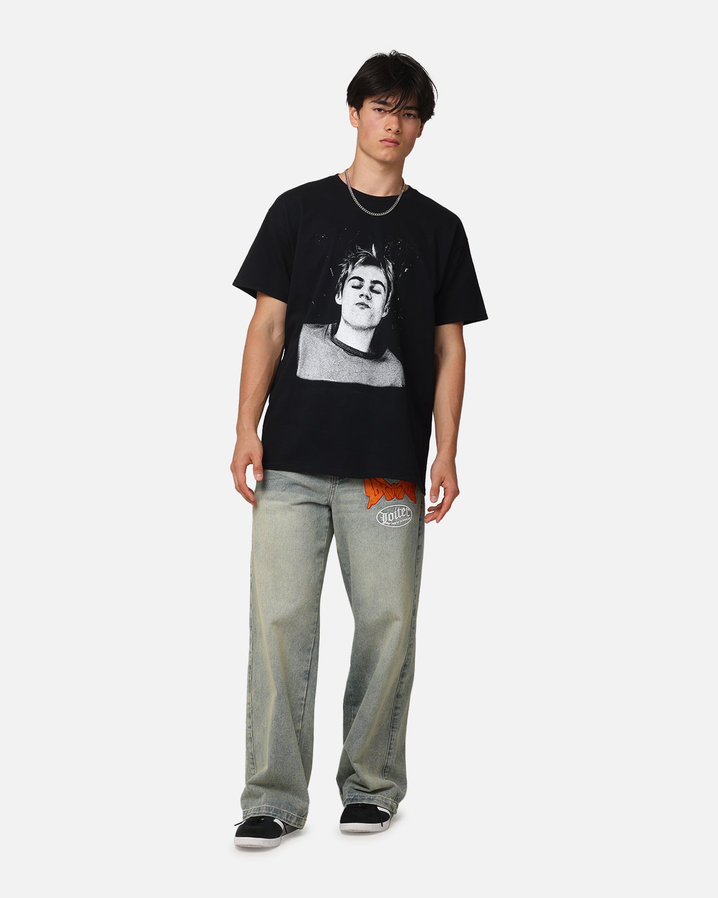 The Kid Laroi Face T-Shirt Black | Culture Kings US