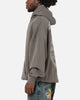 Ed Hardy Double Horns Hoodie Washed Charcoal