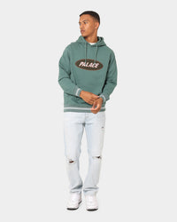 Palace Oval Hoodie Airforce Green