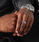 Saint Morta Cuban Ring White Gold