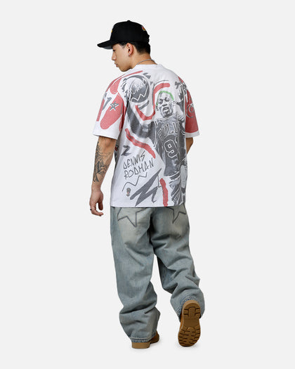 Mitchell & Ness Dennis Rodman Showstopper T-Shirt Red