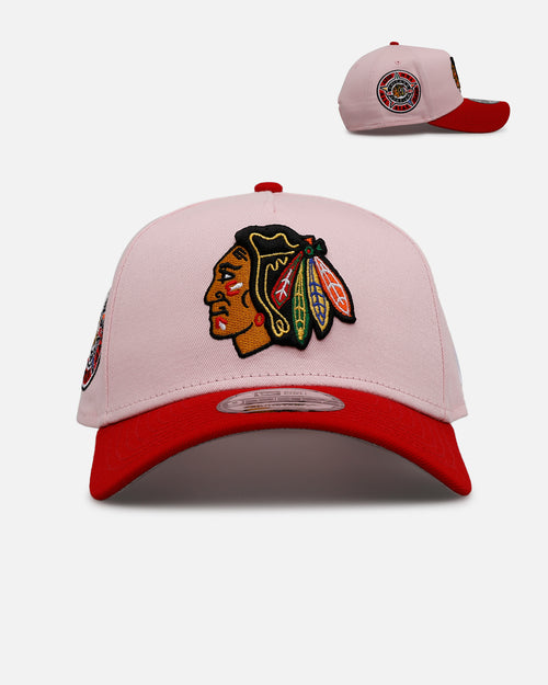 New Era Chicago Blackhawks 'Pink Crown' 9FORTY A-Frame Snapback Pink