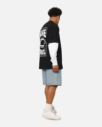Carre C-Star Long Sleeve T-Shirt Black/White