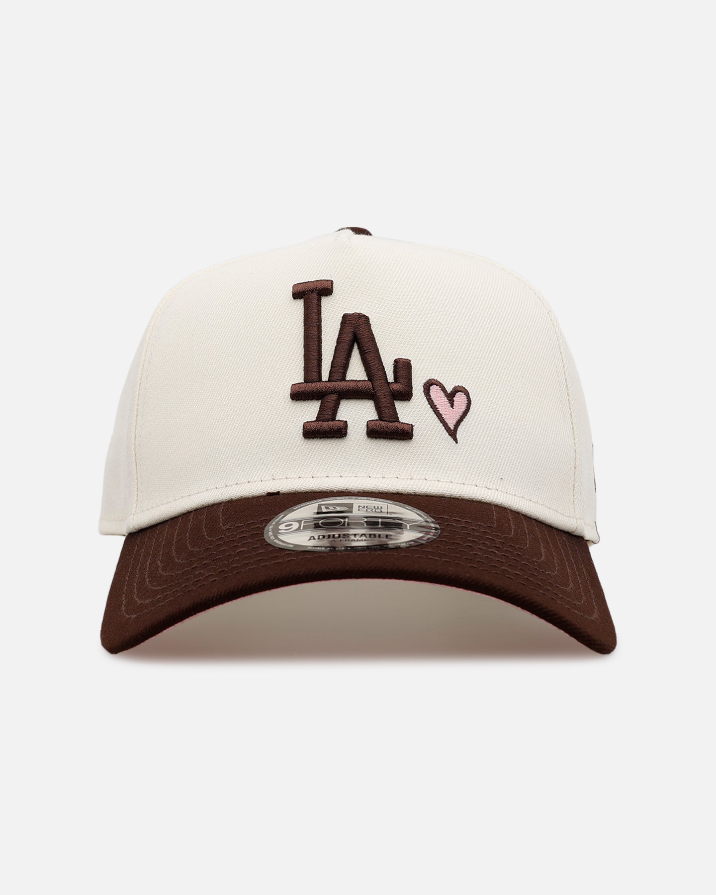 キャップ 435 New Era Los Angeles Dodgers 'Pink Satin Hearts Walnut' 9FORTY A