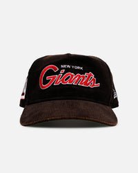 New Era New York Giants 'Washed Black NFL Golfer' Corduroy Golfer Snapback Washed Black