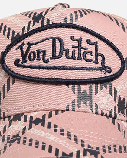 Von Dutch Von Dutch Trucker Snapback Hat Pink