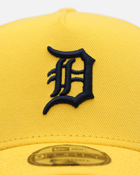New Era Detroit Tigers 'College Crossover' Michigan Wolverines 9FORTY A-Frame Snapback Maize Yellow