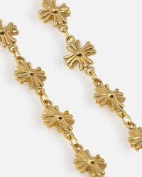 Saint Morta Chrome Cross Chain Necklace Gold
