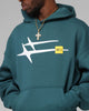 Loiter Hybrid Premium Hoodie Teal