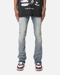 MNML X514 Skinny Stacked Denim Jeans Medium Blue