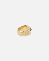 Guess Mainline Lion King Ring Gold