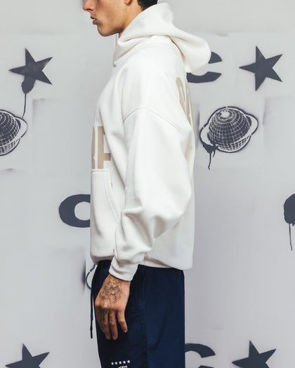 Carre Premium Essentials Hoodie Cream