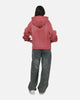 73Studio Marvel Spider-Man Battle Torn Zip Hoodie Washed Red
