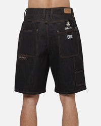 Carré x Disney Mickey & Friends Denim Jorts Raw Indigo